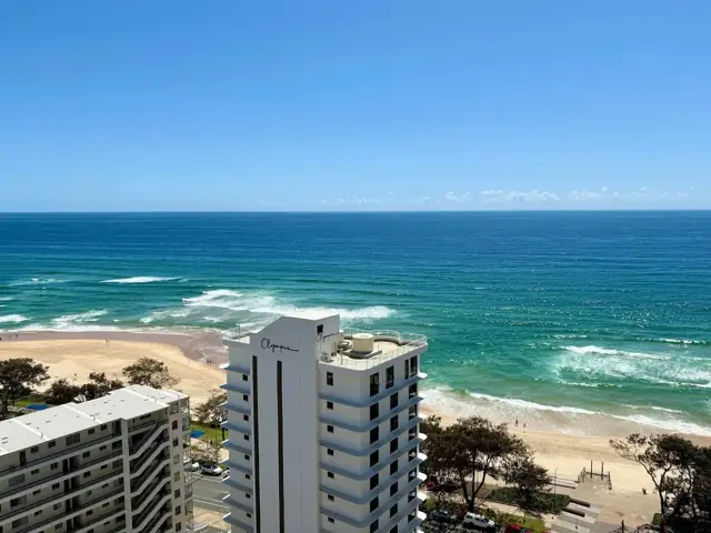 The coastline from above