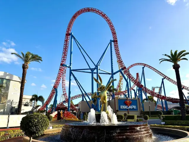 The theme parks are a short drive away